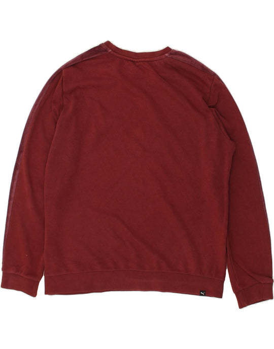 Puma maroon sweatshirt online