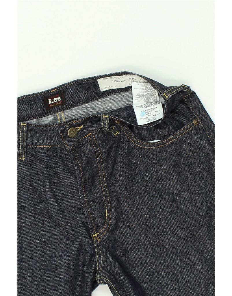 LEE Mens Seattle Straight Jeans W34 L28 Navy Blue Cotton Vintage Lee and Second-Hand Lee from Messina Hembry 