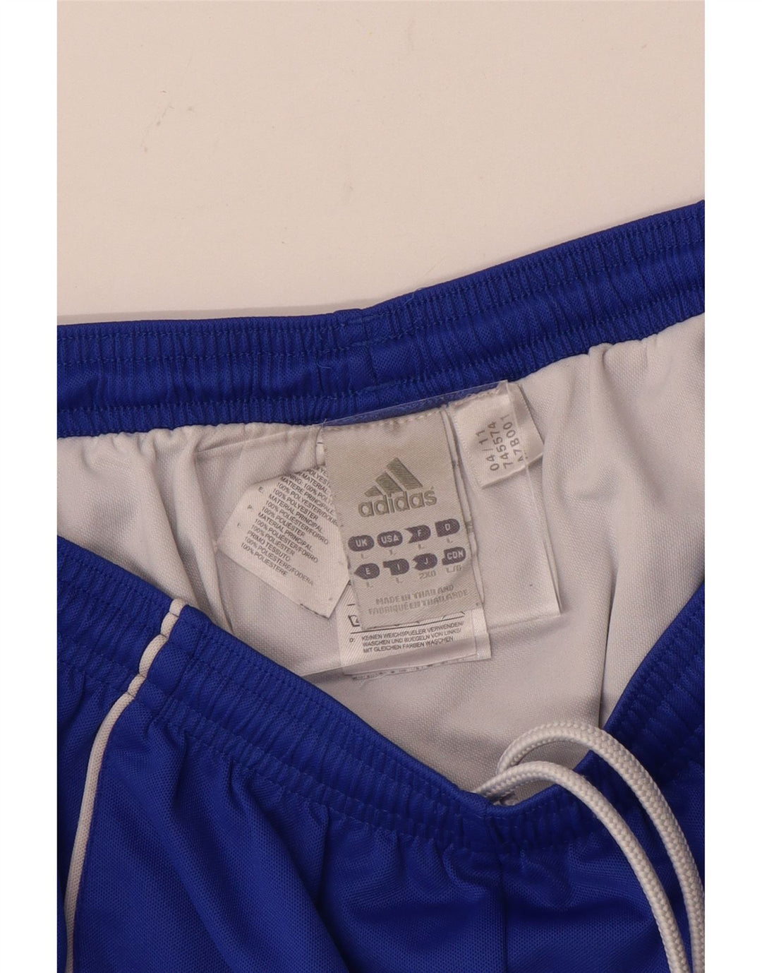 Adidas Mens Climalite Sport Shorts Large  Blue Polyester