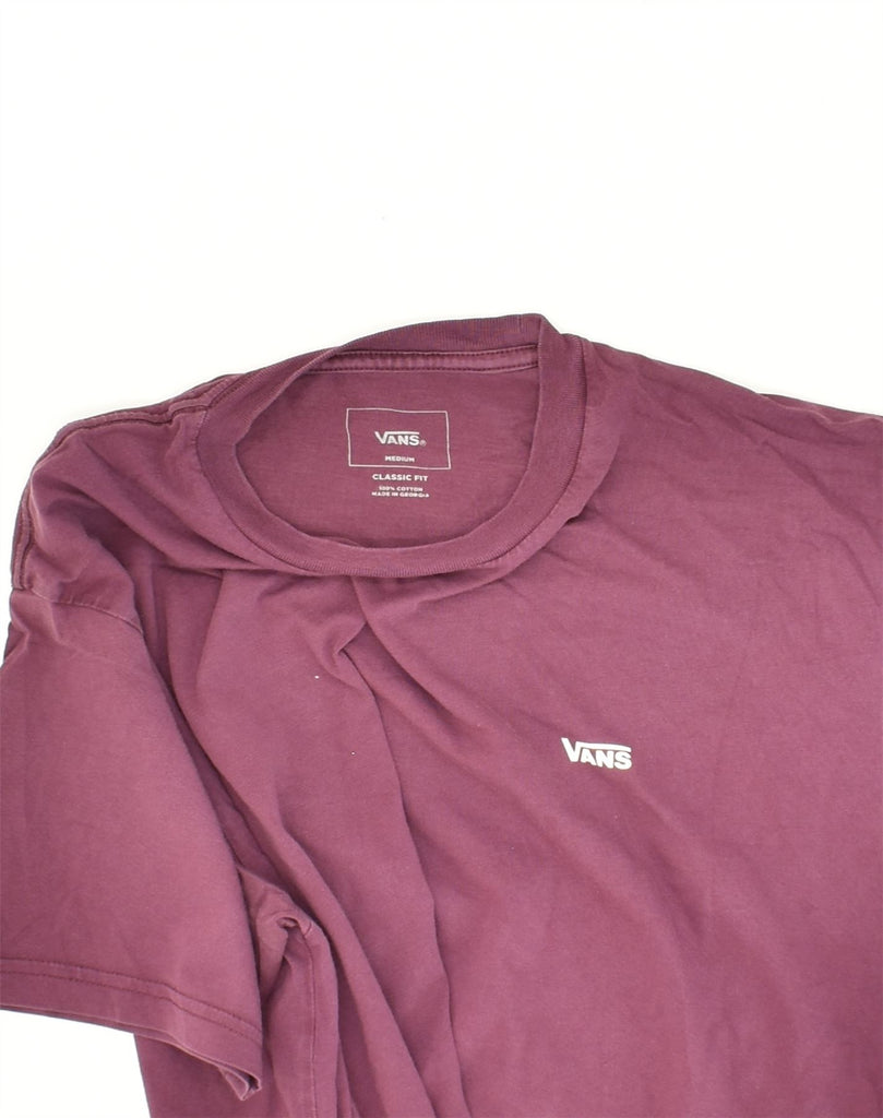 VANS Mens Classic Fit T-Shirt Top Medium Purple Cotton | Vintage Vans | Thrift | Second-Hand Vans | Used Clothing | Messina Hembry 