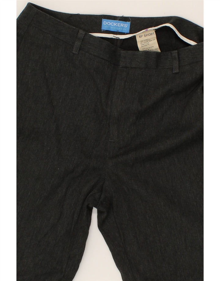 DOCKERS Womens Straight Suit Trousers US 6 Medium W28 L29  Grey Cotton Vintage Dockers and Second-Hand Dockers from Messina Hembry 