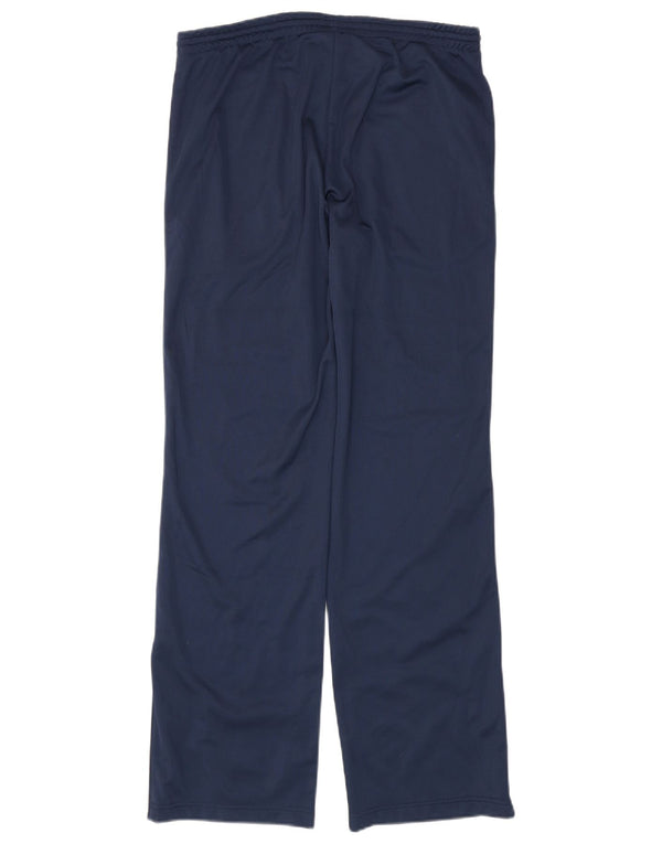 Asics Mens Tracksuit Trousers Medium  Navy Blue Polyester