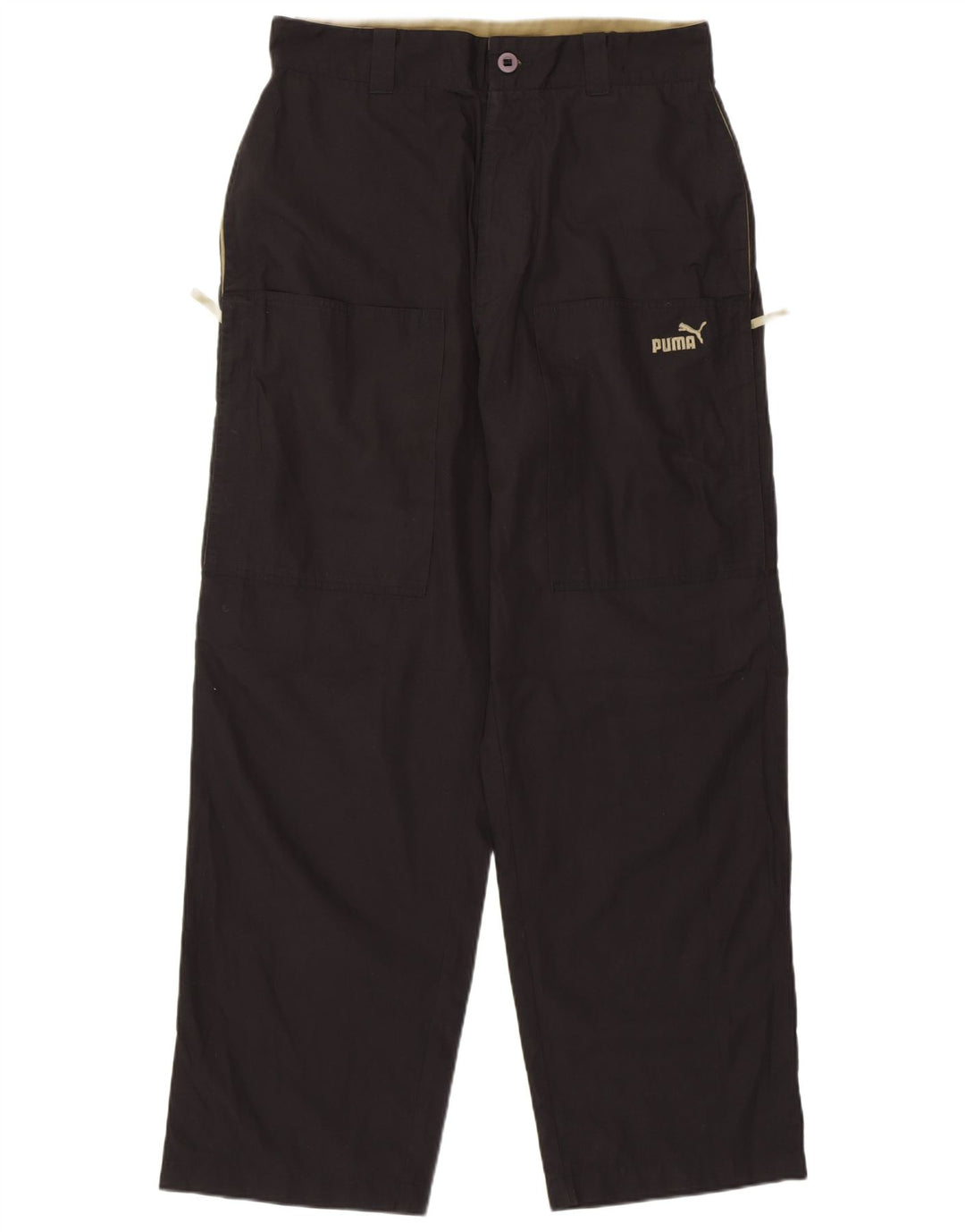 Puma Mens Loose Fit Cargo Trousers Medium W32 L31 Black