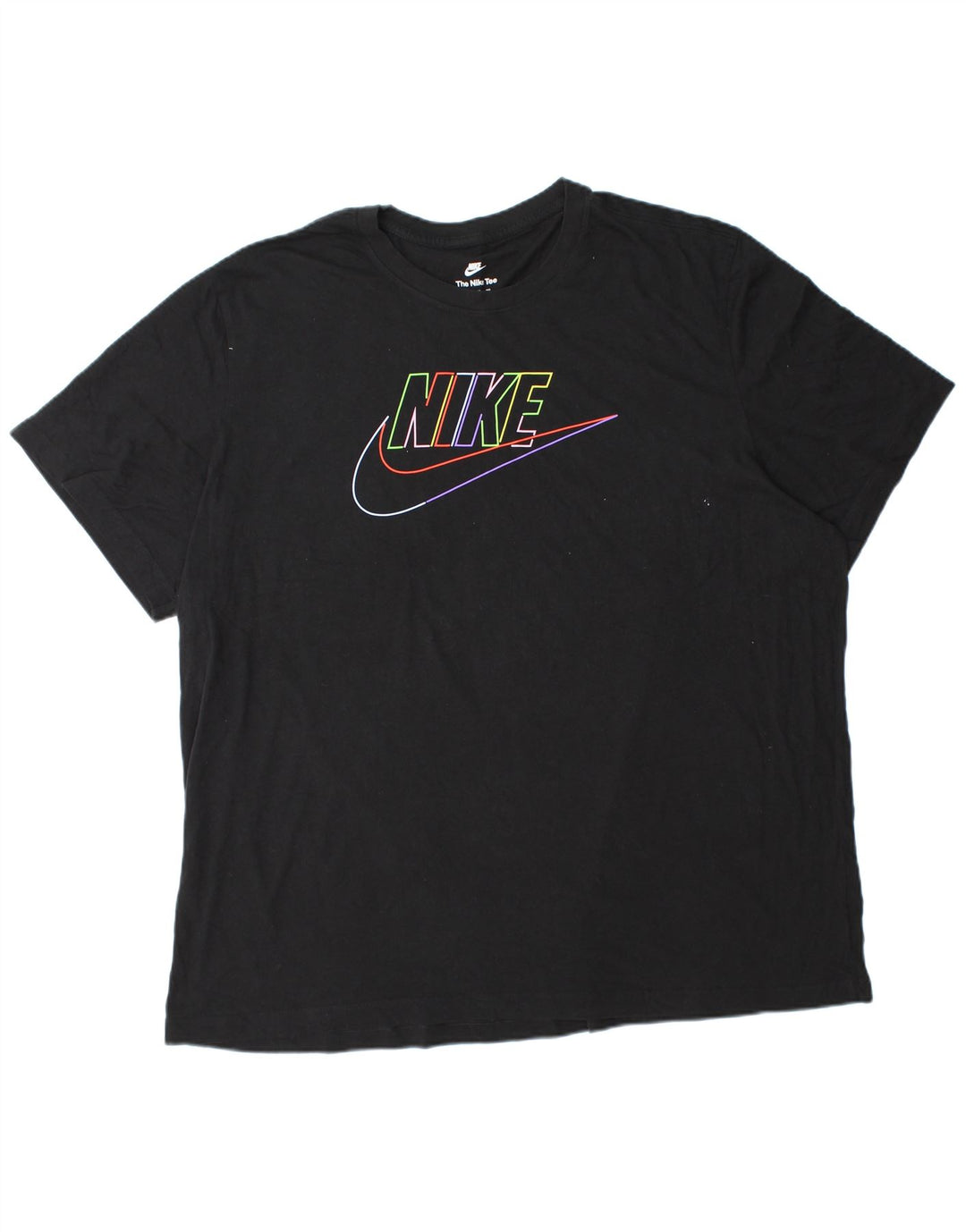 Nike Mens Graphic T-Shirt Top 3XL Black Cotton