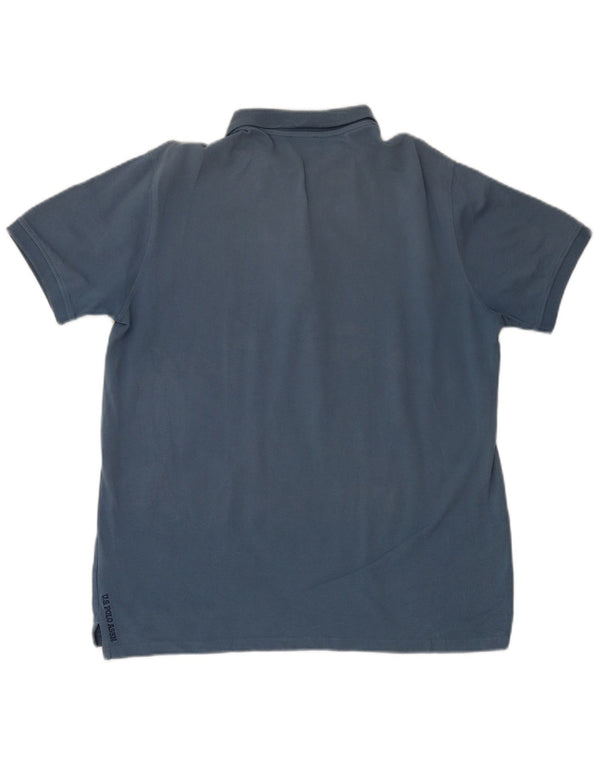 U.S. Polo Assn. Mens Polo Shirt XL Blue Cotton