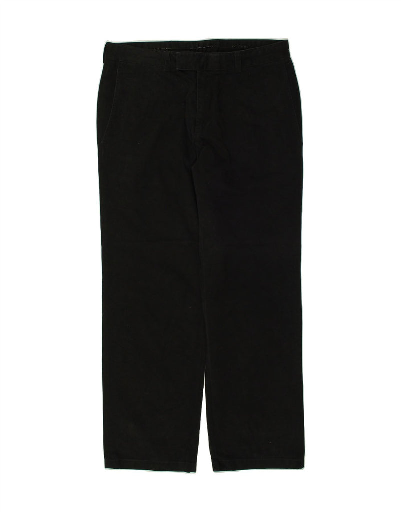 HUGO BOSS Mens Straight Chino Trousers IT 48 Medium W32 L29 Black Cotton | Vintage Hugo Boss | Thrift | Second-Hand Hugo Boss | Used Clothing | Messina Hembry 