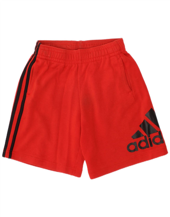 Adidas Boys Graphic Sport Shorts 9-10 Years  Red