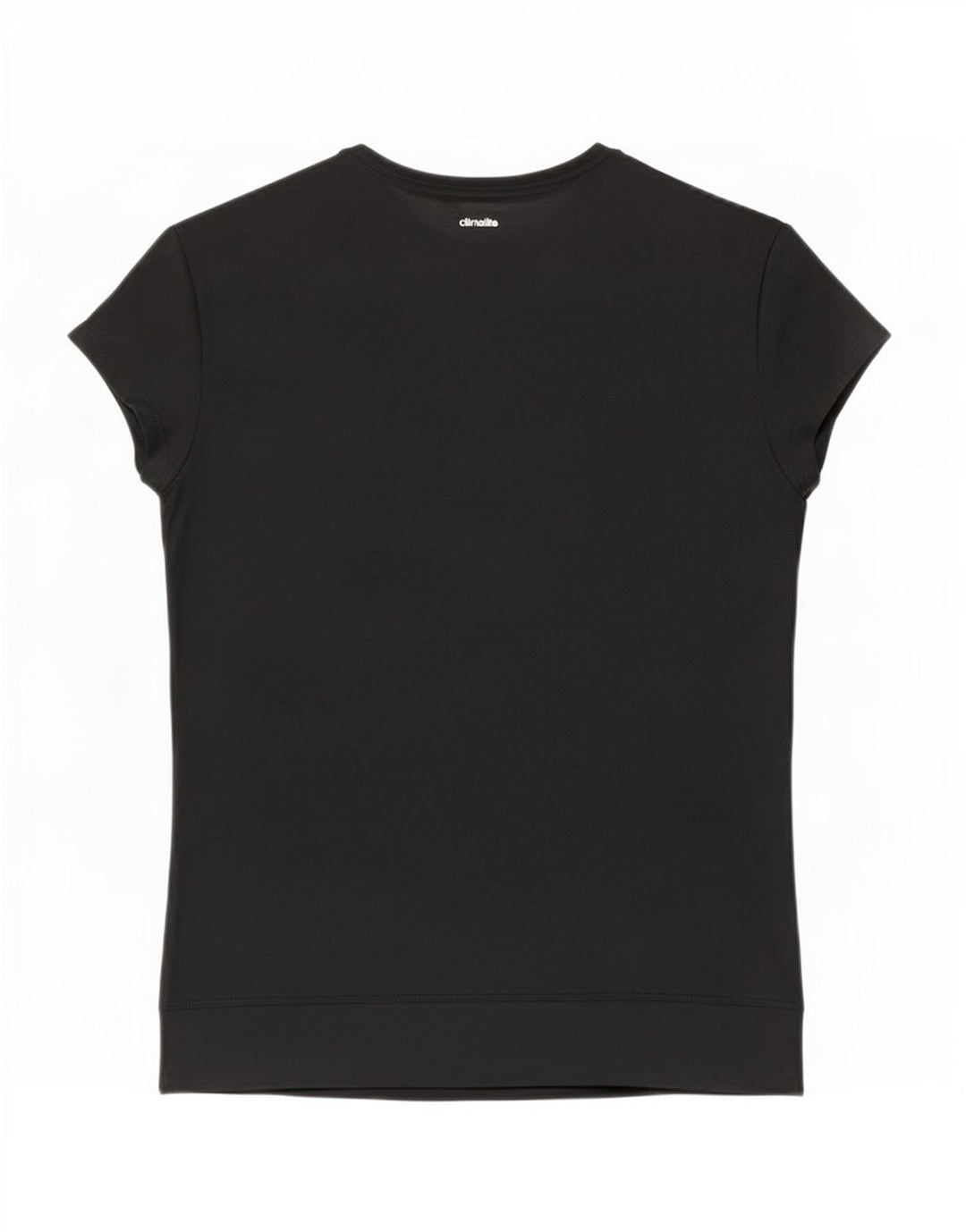 Adidas Womens Climalite T-Shirt Top UK 12/14 Medium Black Polyester