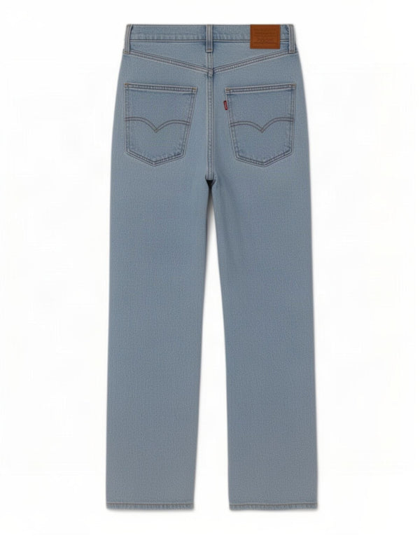 Levi's Womens High Waist Cropped Jeans W28 L23 Blue Cotton