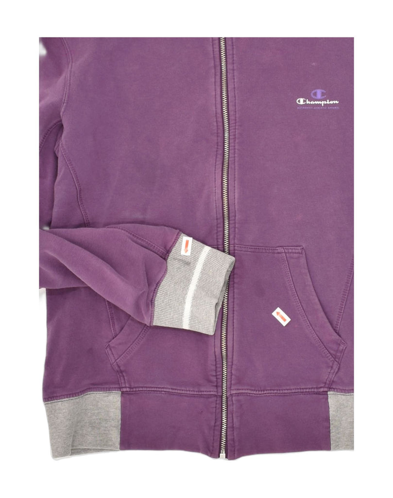 CHAMPION Womens Heritage Classics Tracksuit Top Jacket UK 14 Medium Purple | Vintage Champion | Thrift | Second-Hand Champion | Used Clothing | Messina Hembry 