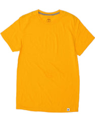 RUSSELL ATHLETIC Boys T-Shirt Top 15-16 Years Medium Yellow Cotton