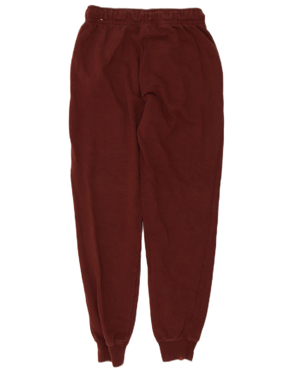 Nike Womens Tracksuit Trousers Joggers UK 4 XS Brown Cotton