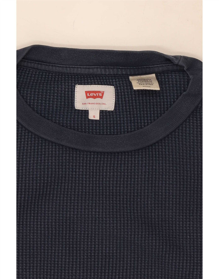 Levi's Mens Top Long Sleeve Small Navy Blue