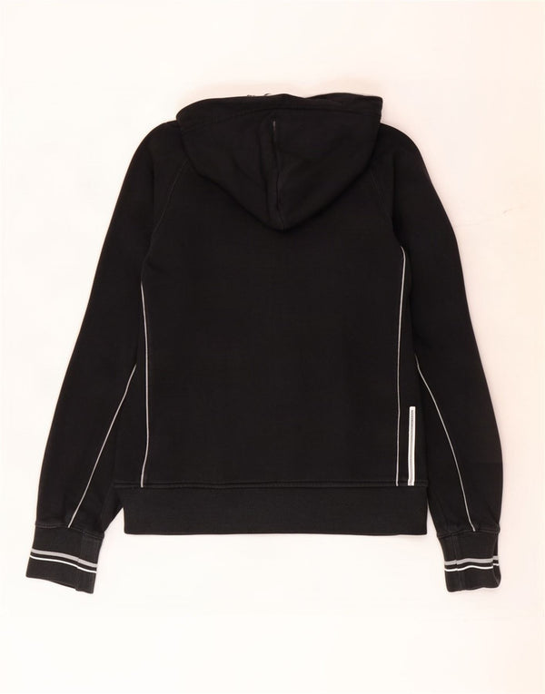 Champion Womens Heritage Classics Zip Hoodie Sweater UK 18 XL Black Cotton