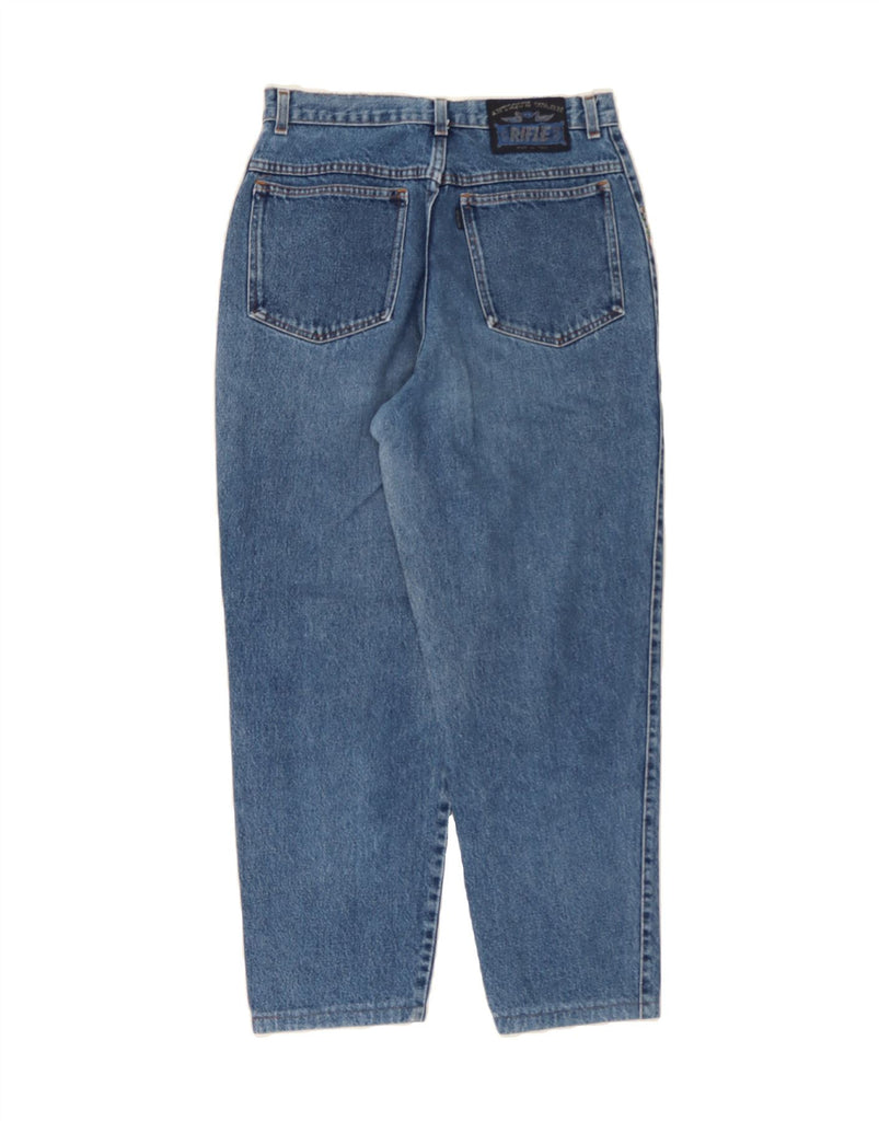 RIFLE Womens High Rise Tapered Jeans  W28 L26 Blue Cotton Vintage Rifle and Second-Hand Rifle from Messina Hembry 