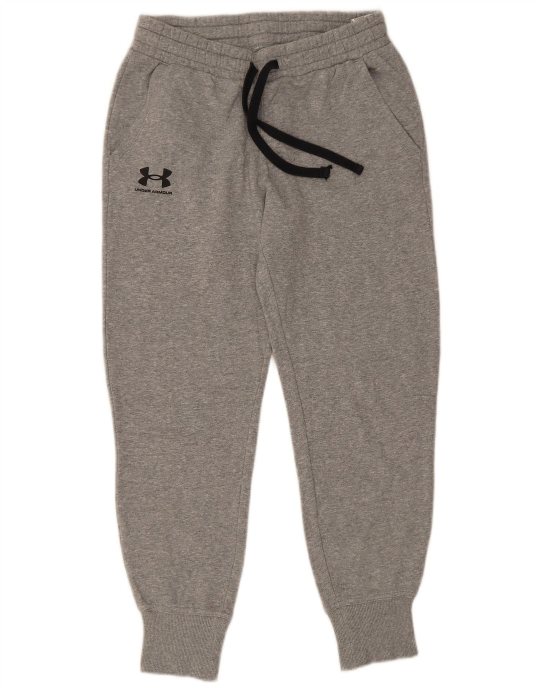 Under Armour Mens Tracksuit Trousers Joggers Small  Grey Cotton