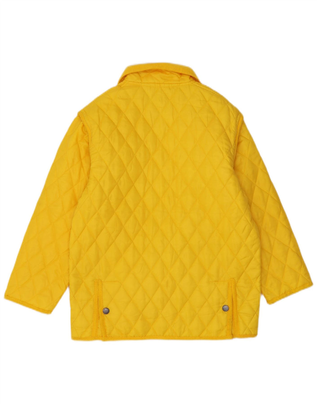 Brugi Mens Quilted Jacket UK 40 Large Yellow Polyamide