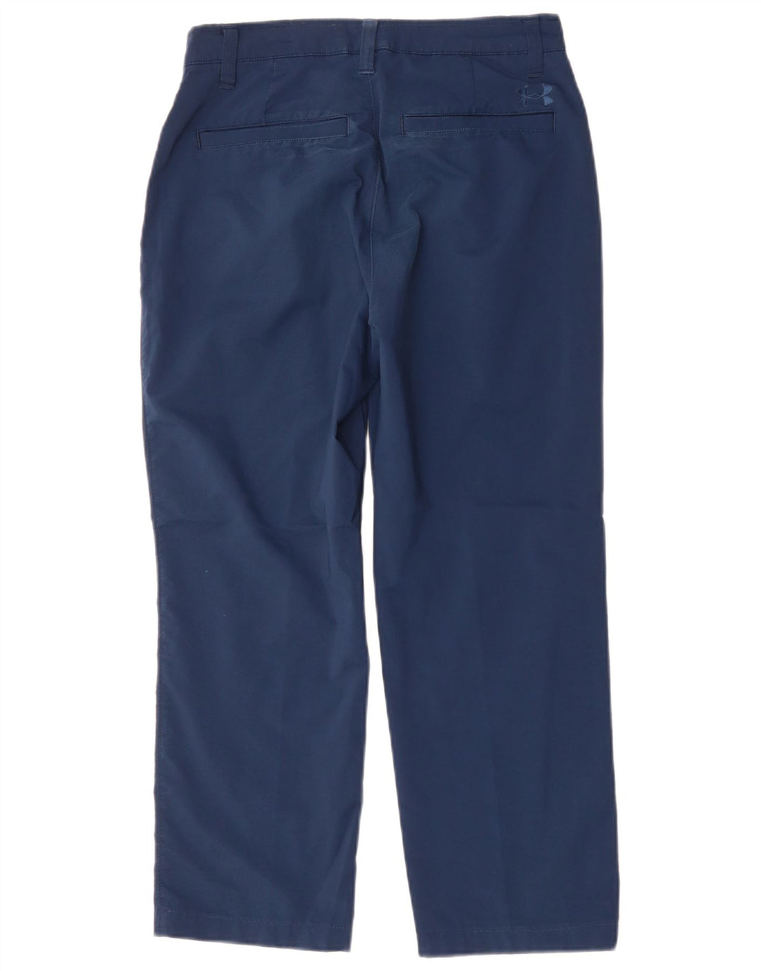 Under Armour Mens Straight Casual Trousers W30 L25 Navy Blue Polyester
