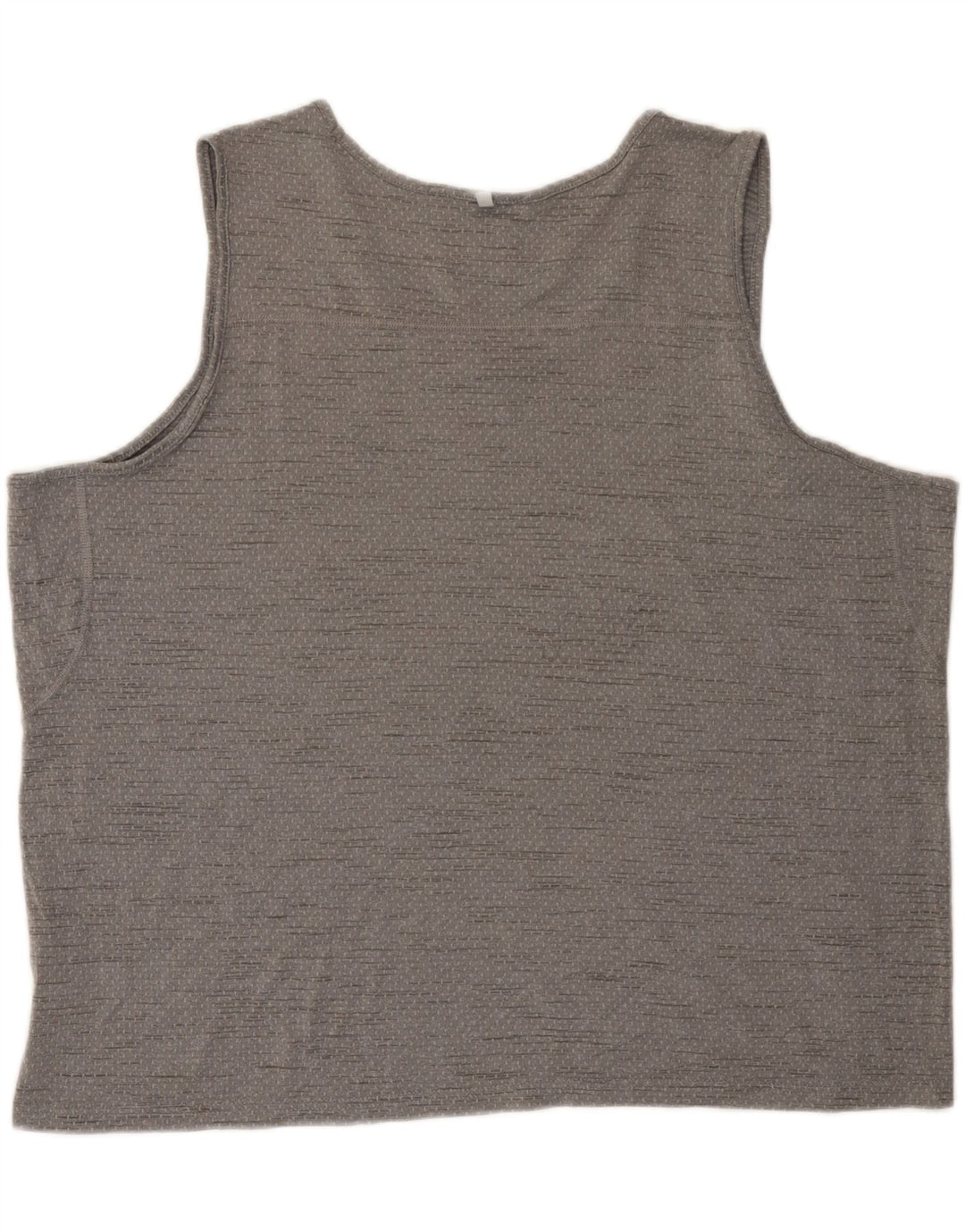 RUSSELL ATHLETIC Mens Dri-Power Vest Top UK 46/48 XL Grey Flecked