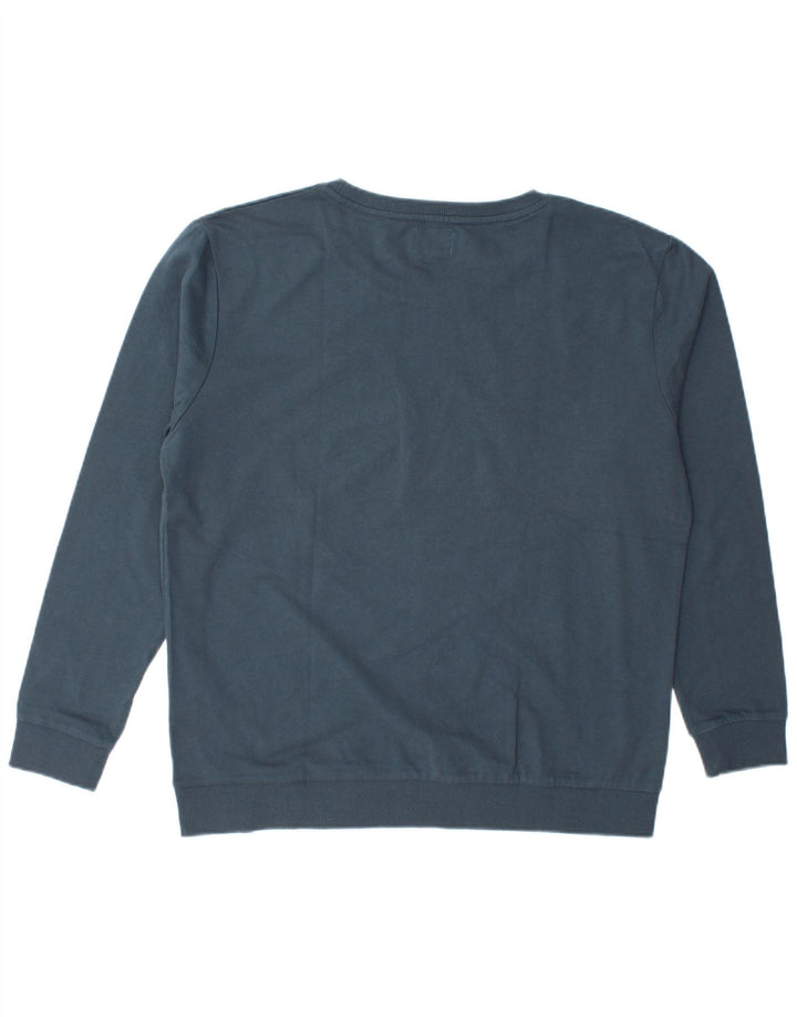 Avirex Womens Sweatshirt Jumper UK 18 XL Blue Cotton