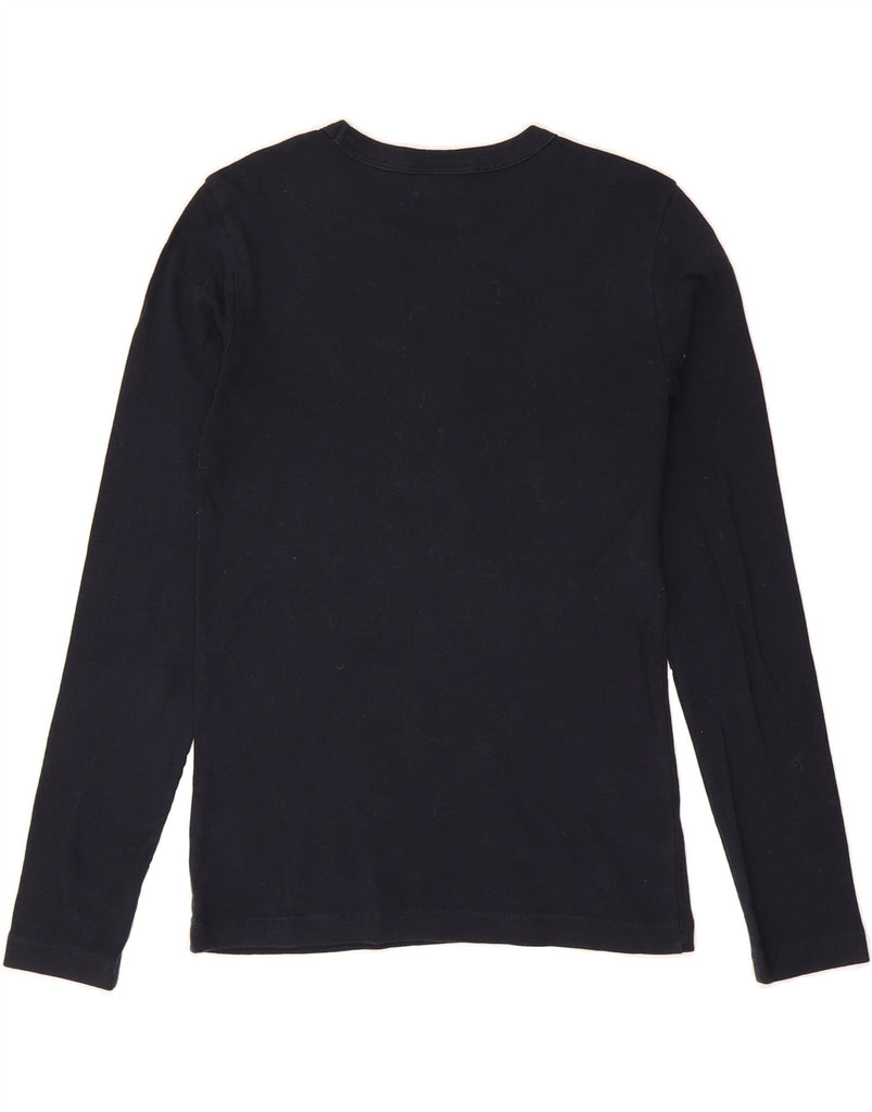 CHAMPION Womens Top Long Sleeve UK 14 Large Black Vintage Champion and Second-Hand Champion from Messina Hembry 
