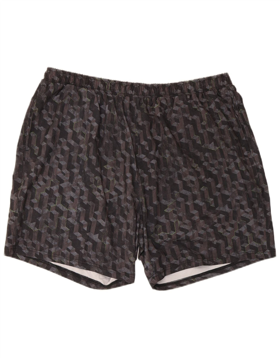Mountain Warehouse Mens Sport Shorts 2XL Black Geometric Polyester