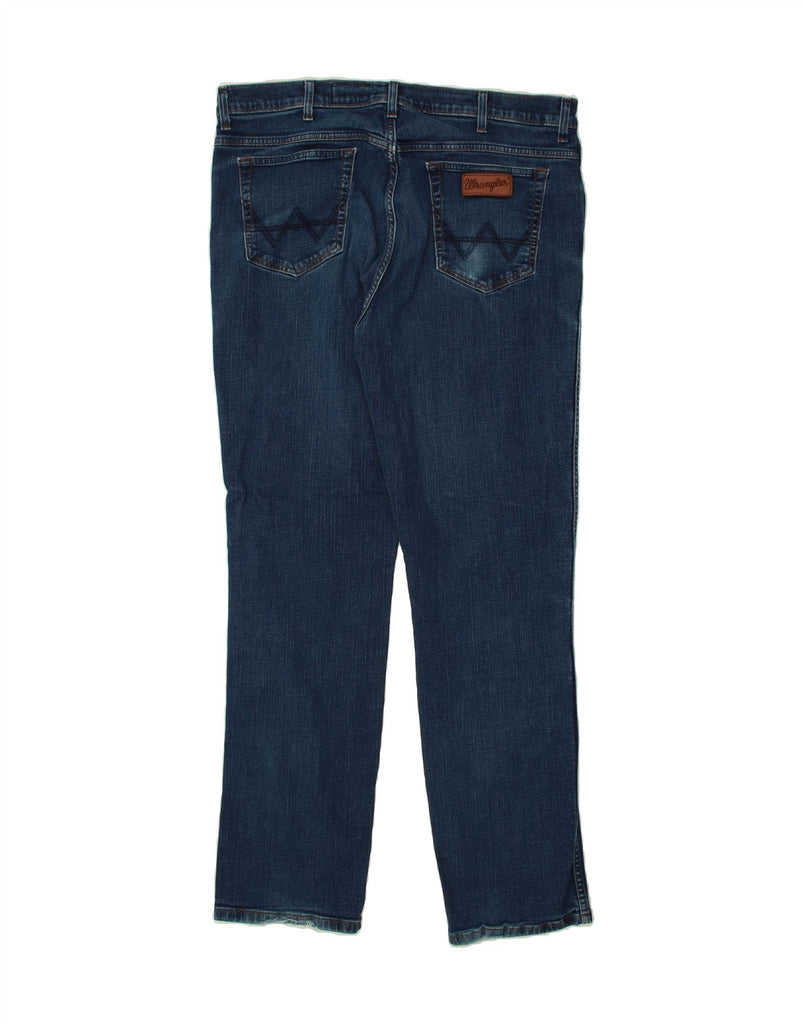 WRANGLER Mens Texas Slim Jeans W40 L34 Blue Cotton Vintage Wrangler and Second-Hand Wrangler from Messina Hembry 