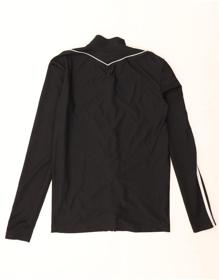 Adidas Mens Aeroready Slim Fit Tracksuit Top Jacket Small Black Polyester