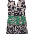 Luisa Spagnoli Womens Sleeveless Sheath Dress IT 42 Medium White Floral