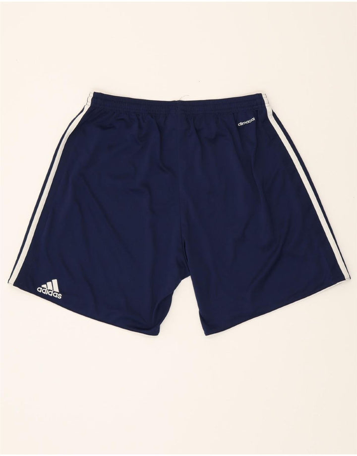 ADIDAS Boys Climacool Sport Shorts 15-16 Years Large Navy Blue Polyester Vintage Adidas and Second-Hand Adidas from Messina Hembry 