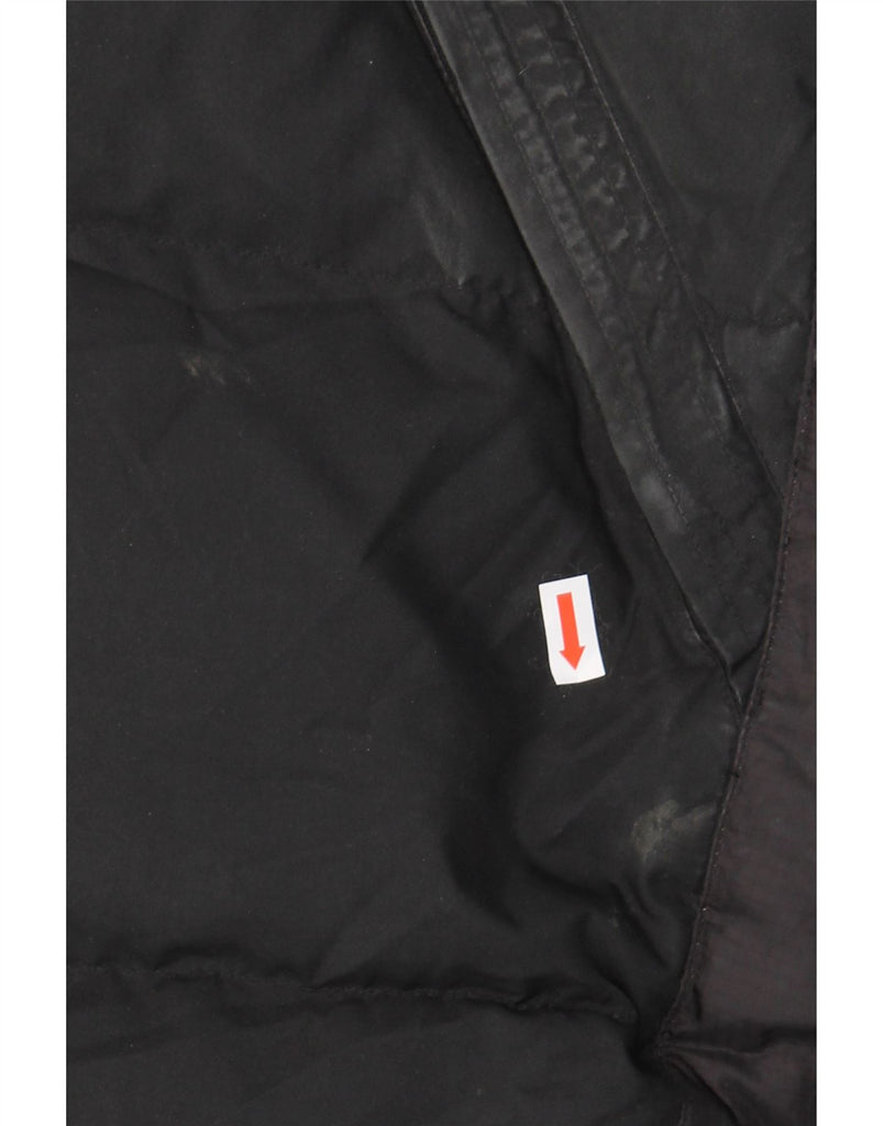 FILA Mens Hooded Padded Jacket UK 38 Medium Black Polyester Vintage Fila and Second-Hand Fila from Messina Hembry 