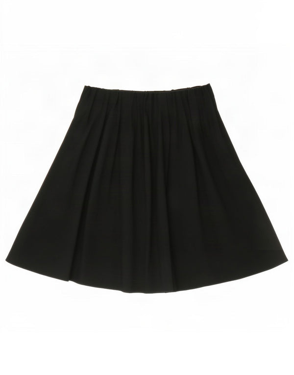 Zara Womens Pleated Skirt Small W26 Green Viscose