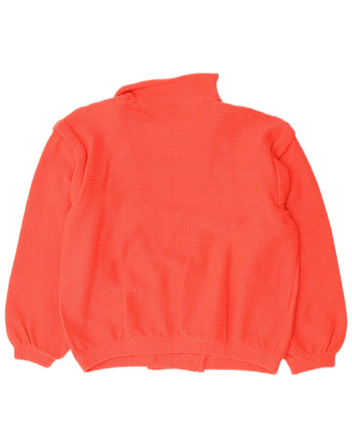 Vintage Womens Cardigan Sweater UK 16 Large Red