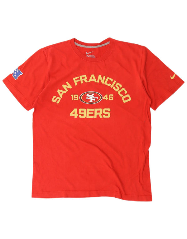 Nike Mens San Francisco 49ers Regular Fit Graphic T-Shirt Top Large Red