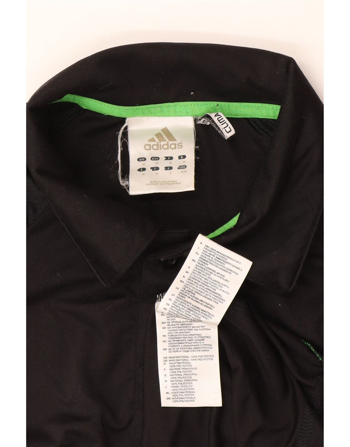 Adidas Mens Climalite Polo Shirt Medium Black Polyester
