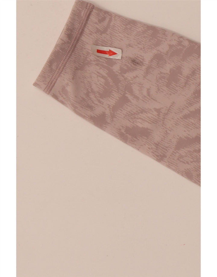 Athleta Womens Abstract Pattern Leggings UK 8 Small  Pink Nylon