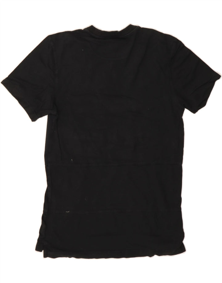 ADIDAS Mens Graphic T-Shirt Top Small Black Cotton Vintage Adidas and Second-Hand Adidas from Messina Hembry 