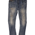 G-Star Mens Distressed Slim Jeans W29 L32 Blue Cotton