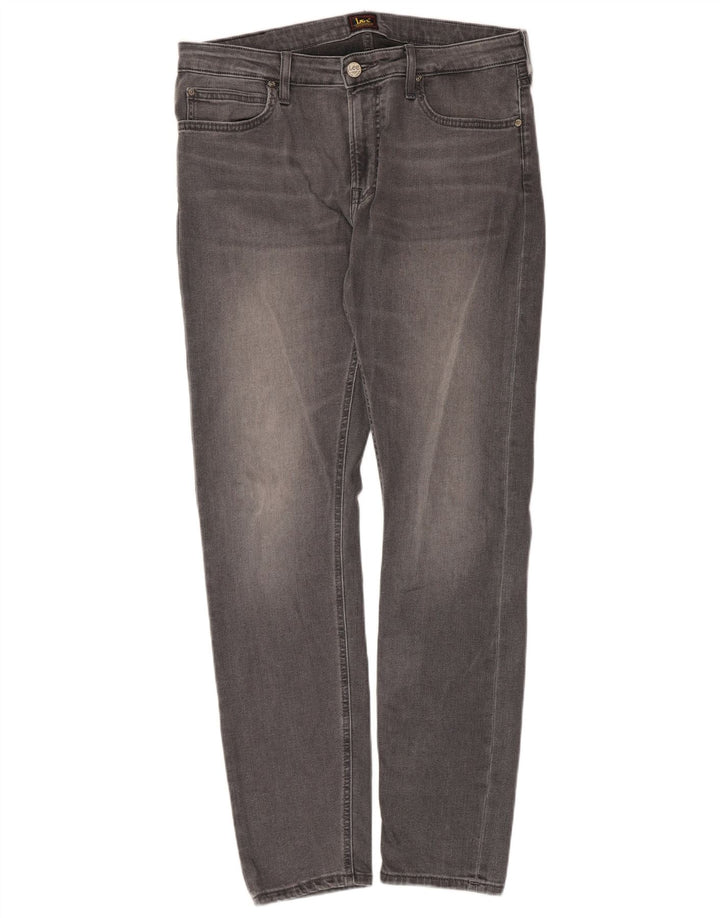 Lee Mens Malone Slim Jeans W34 L32 Grey Cotton