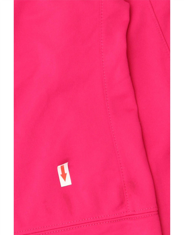 Nike Girls Tracksuit Top Jacket 8-9 Years Small Pink Polyester