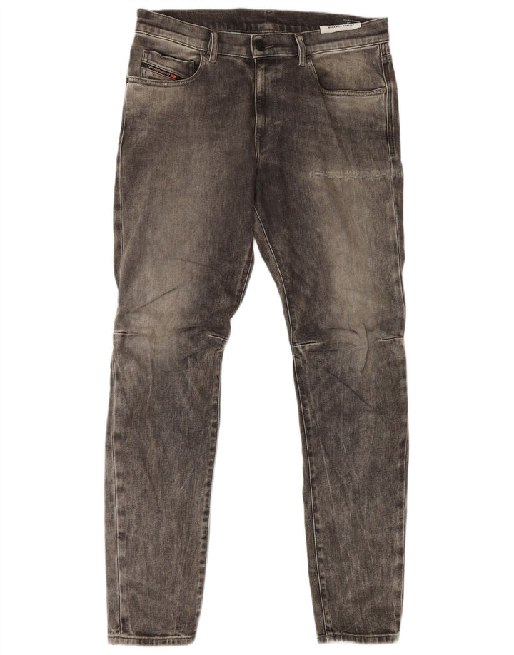 Diesel Mens D-Strukt Slim Jeans  W32 L32 Grey Cotton