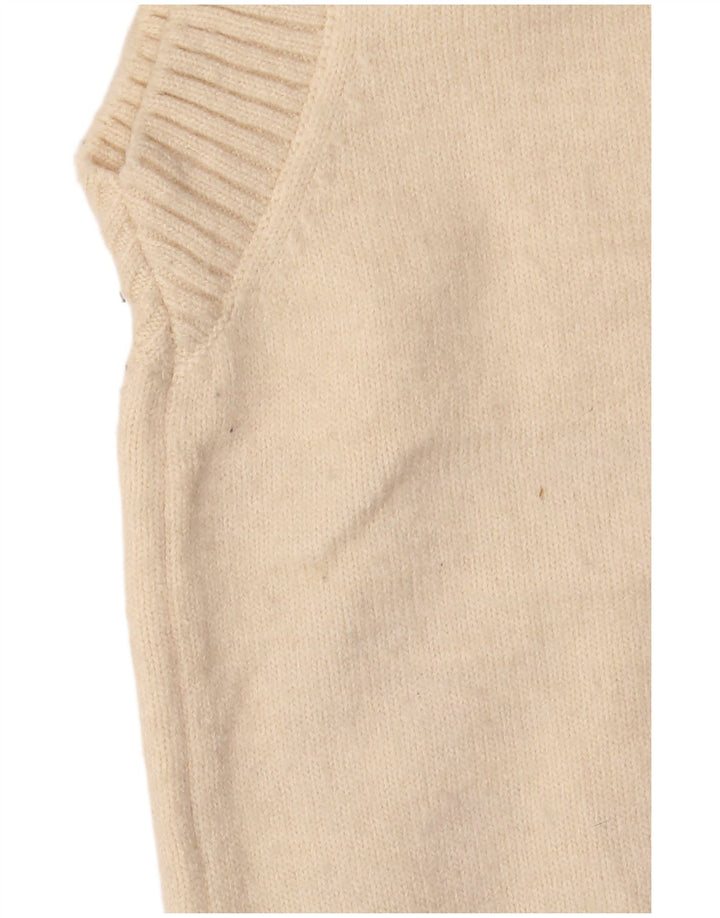 Zara Womens Crop Vest Tank Top UK 10 Small Beige