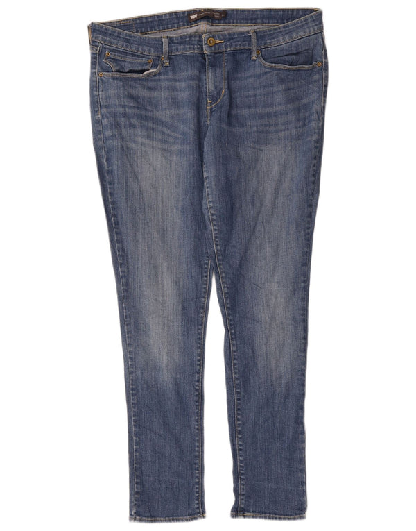 Levi's Womens Demi Curve Modern Rise Skinny Jeans US 16 2XL W36 L30 Blue