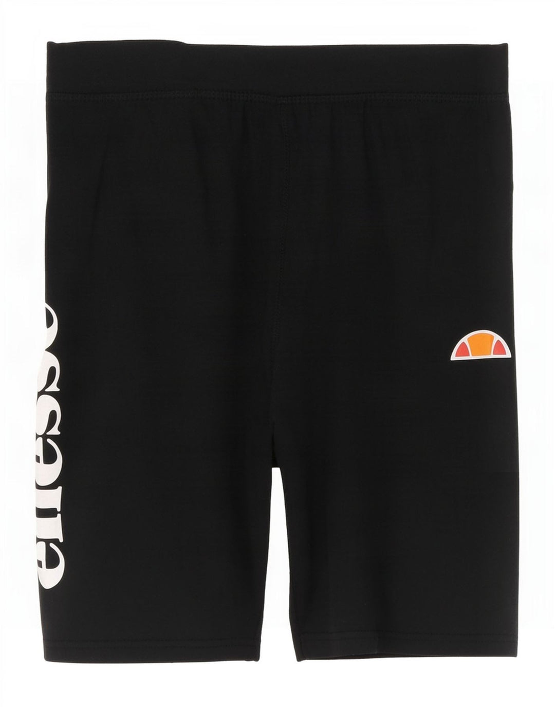 Ellesse Womens Graphic Sport Shorts UK 12 Medium Black Cotton
