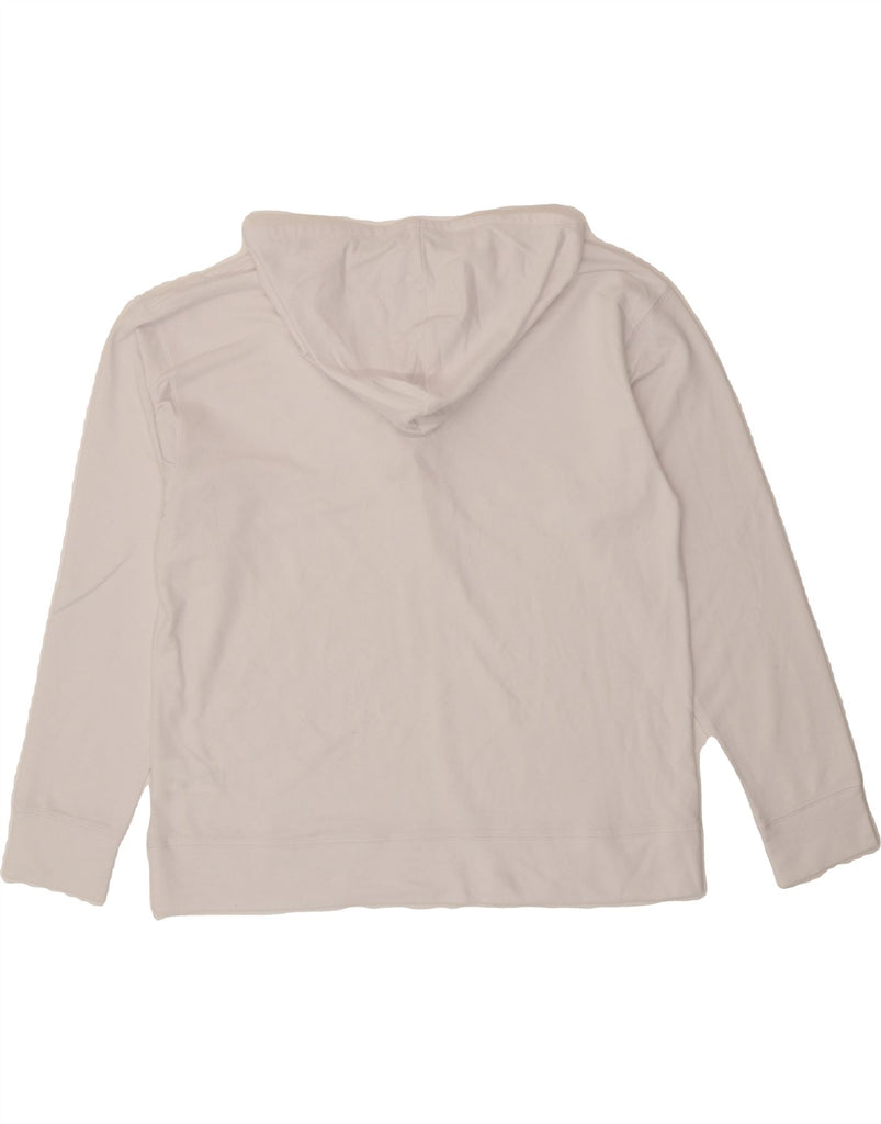 MICHAEL KORS Womens Hoodie Jumper UK 16 Large White Cotton Vintage Michael Kors and Second-Hand Michael Kors from Messina Hembry 