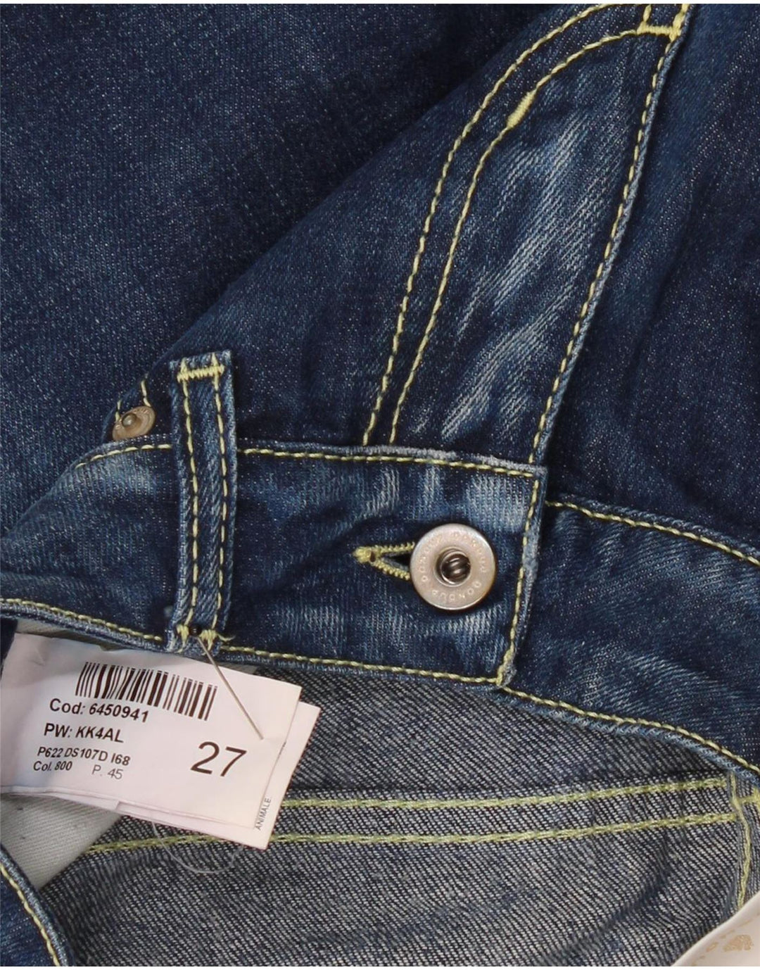 DONDUP Womens Slim Jeans W27 L30 Blue Cotton Vintage Dondup and Second-Hand Dondup from Messina Hembry 