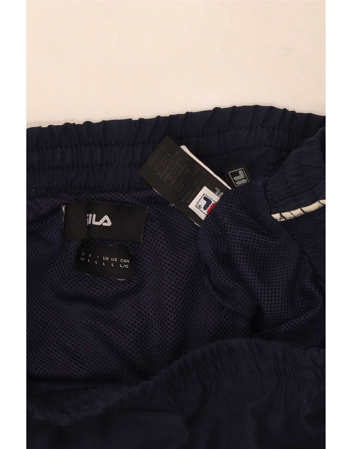 Fila Mens Sport Shorts Large Navy Blue Polyester