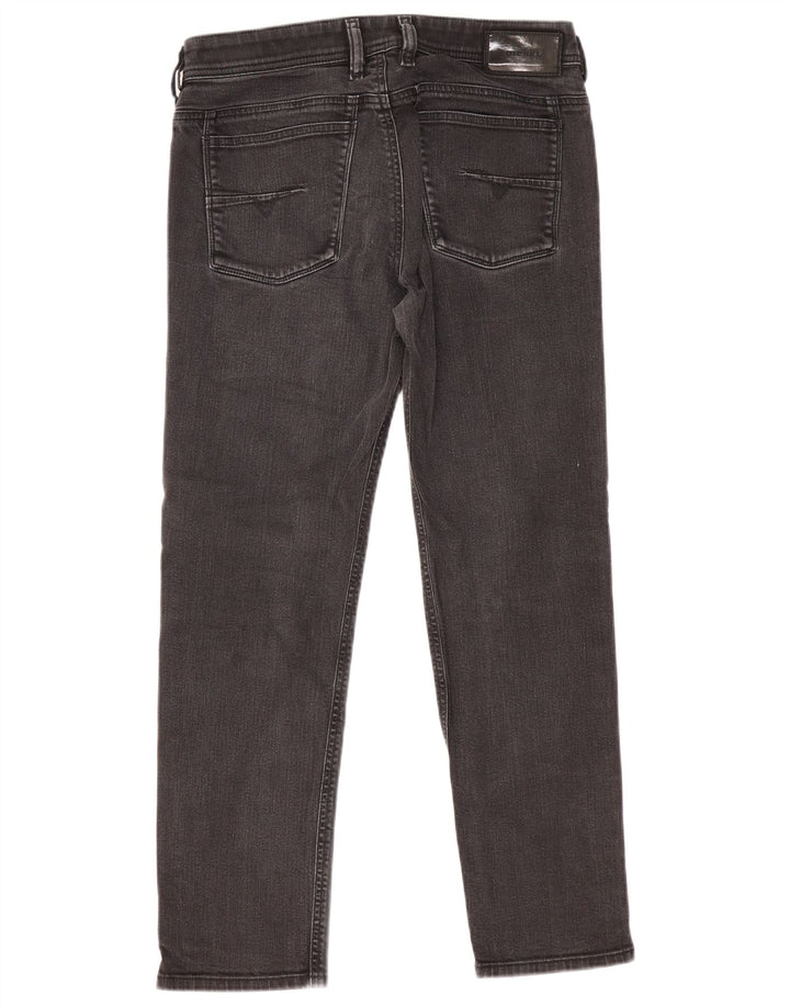 Diesel Womens Straight Jeans W29 L26 Grey Cotton