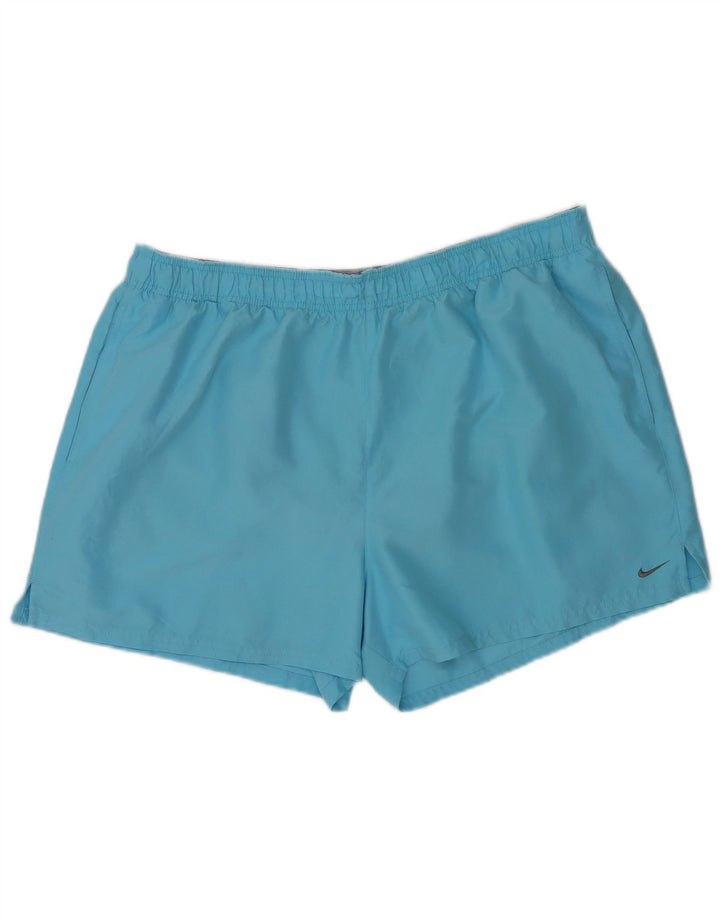 Nike Mens Sport Shorts 2XL Blue Polyester