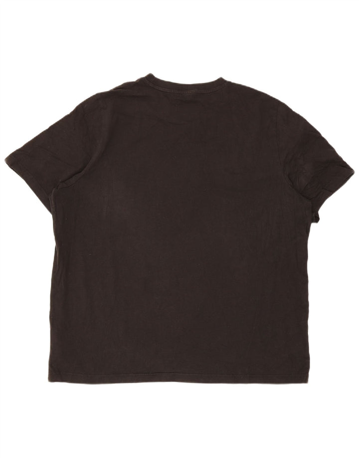 Puma Mens Graphic T-Shirt Top 2XL Black Cotton